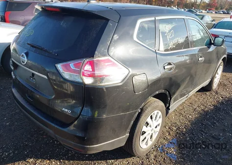 2016 Nissan Rogue S from USA, damaged, VIN KNMAT2MV3GP624227